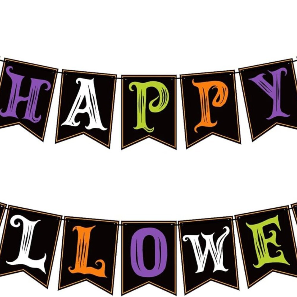 Halloween Decorations - Happy Halloween Banner | HALLOWEEN Party Decorations for
